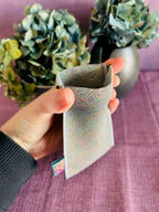 Spring clasp Pouch - Asanoha