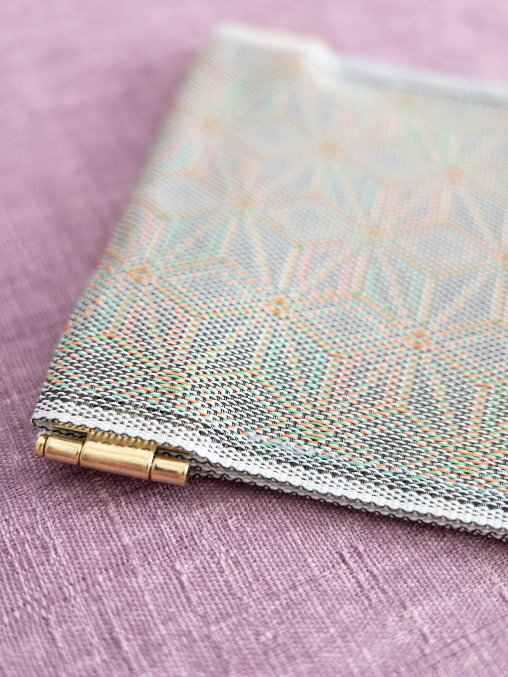 Spring clasp Pouch - Asanoha