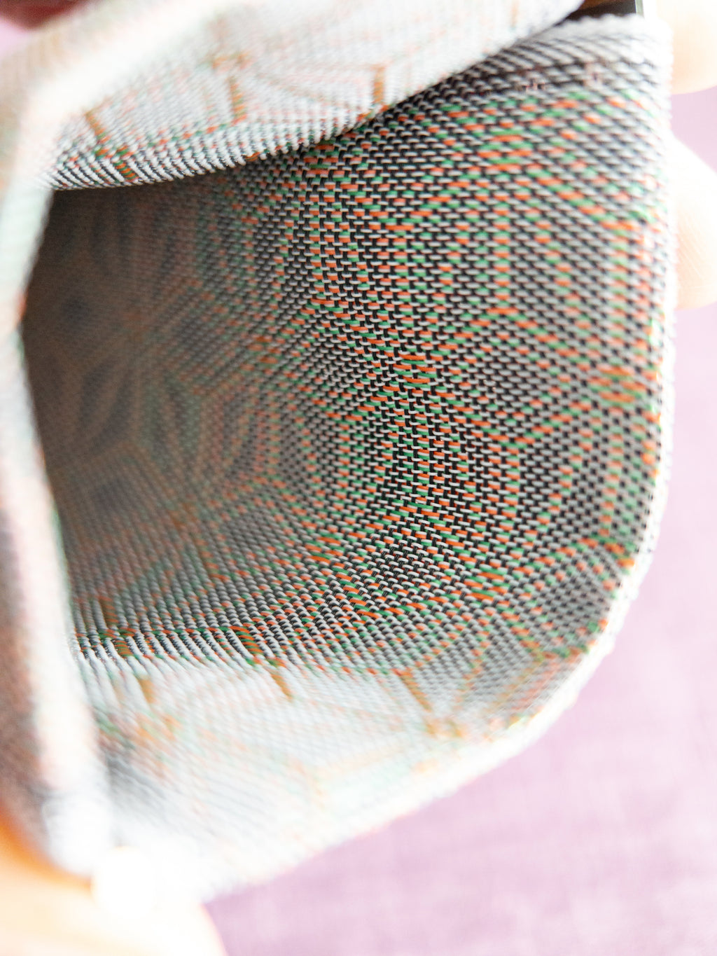 Spring clasp Pouch - Asanoha