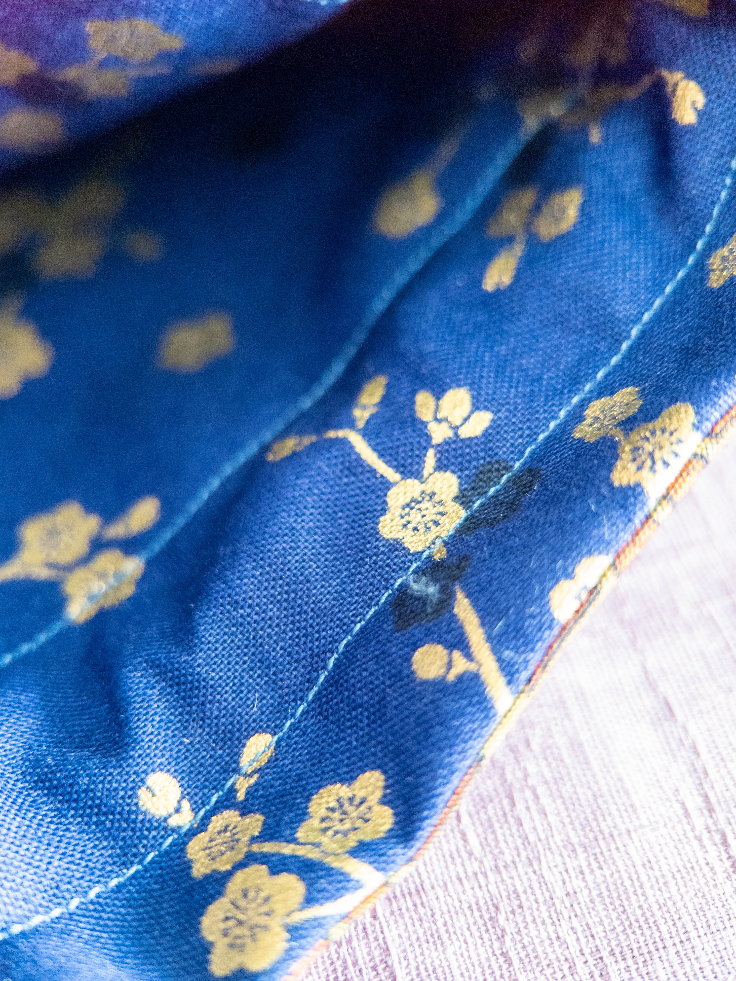 Drawstring Pouch - Asanoha (Big)