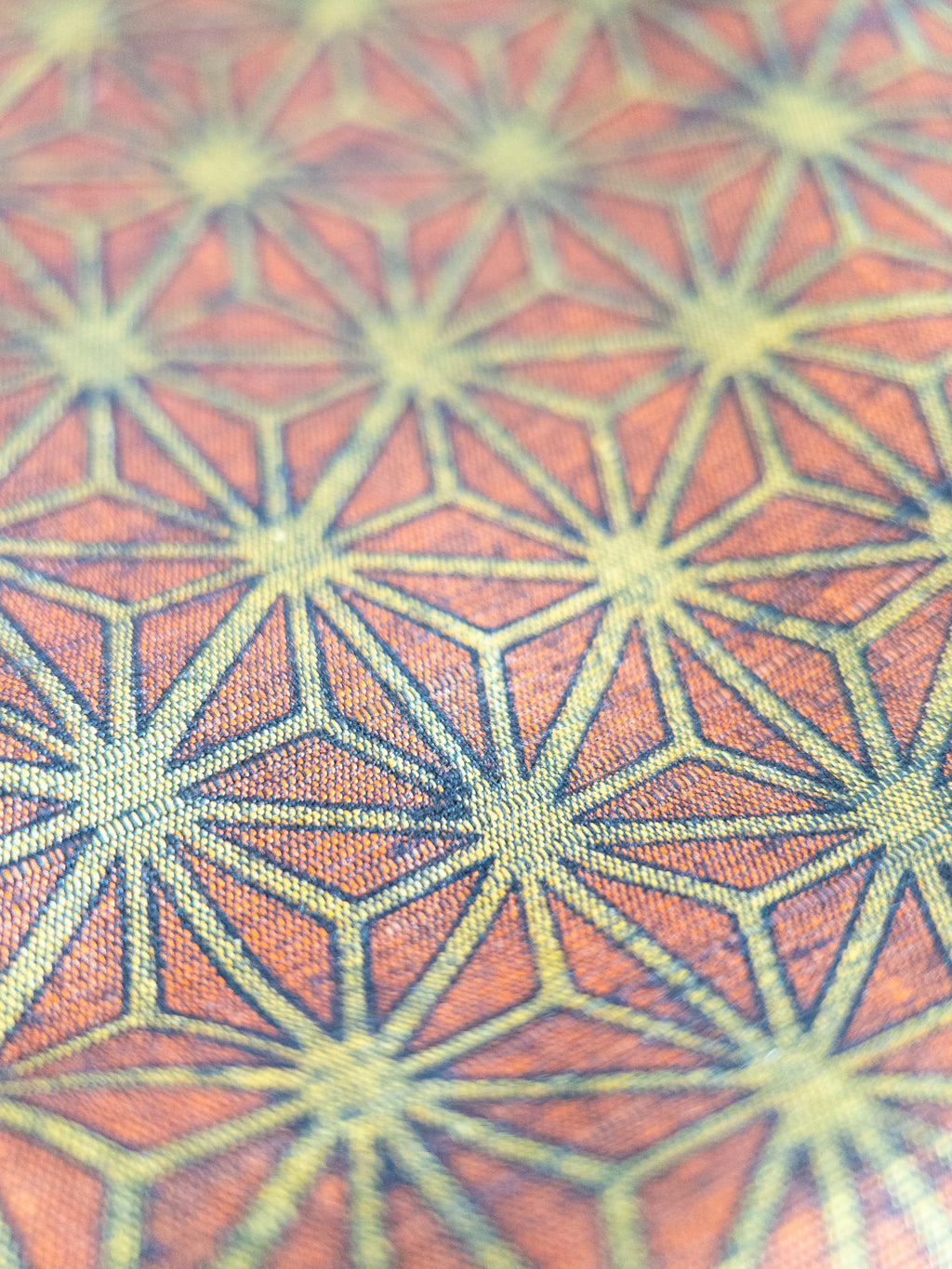 Pochette à cordons - Asanoha (Grand format)