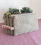 Zipped Pouch - Asanoha