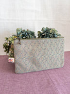 Zipped Pouch - Asanoha