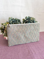 Zipped Pouch - Asanoha
