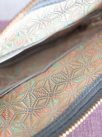 Zipped Pouch - Asanoha