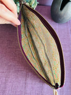 Zipped Pouch - Asanoha
